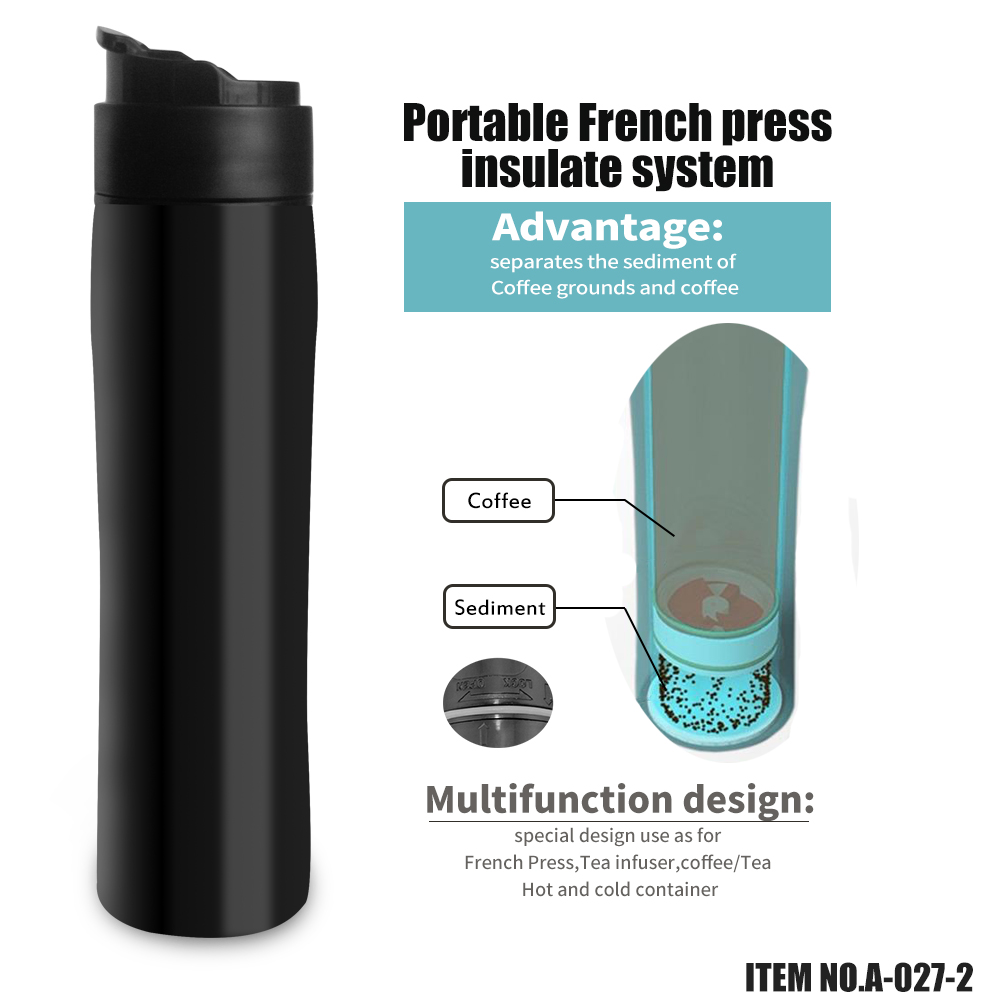 Innovative Portable French Press Coffee Maker